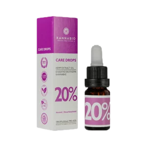 Kannabio Care Drops CBD 20% Πλήρους Φάσματος Decarb (2000mg/10 ml)