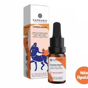 Kannabio Chiron Drops StressOff CBD+CBG+CBN+Terpenes (1,750mg/10ml)