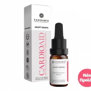Kannabio Adapt Drops CardioAid CBD+CBG+Adaptogens (1,250mg/10ml)