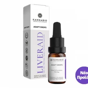 Kannabio Adapt Drops LiverAid CBD+CBC+Adaptogens (1,250mg/10ml)